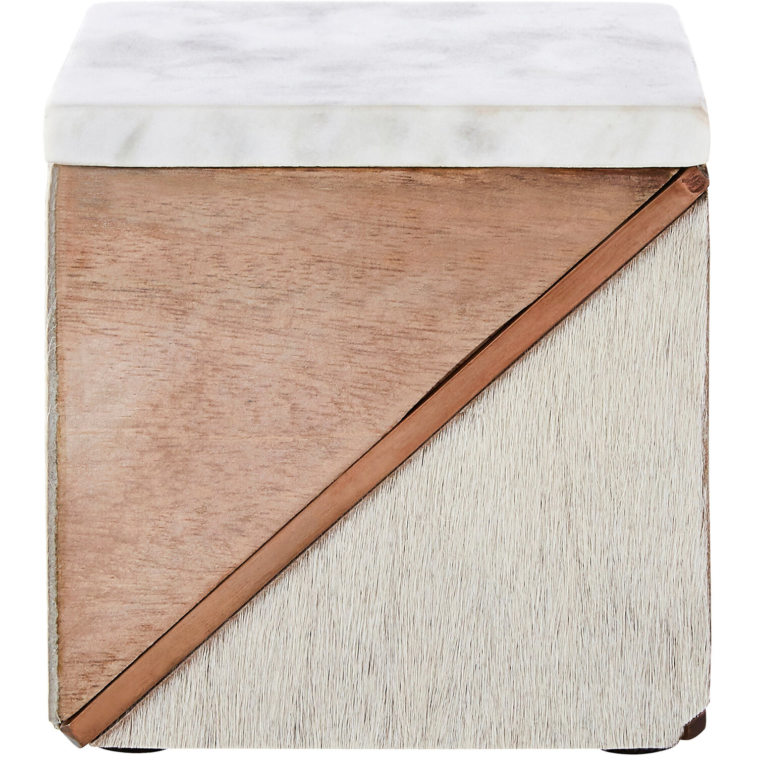 Orsina Bowerbird Cowhide Small Trinket Box