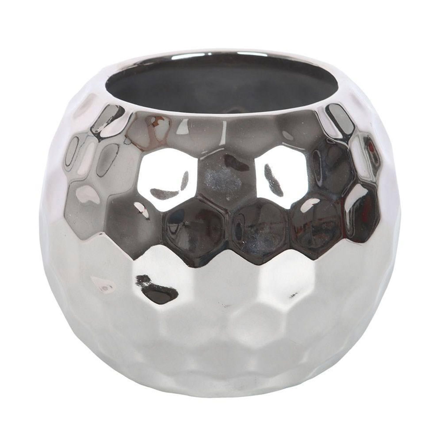 Something Different Disco Ball Vase - Silver