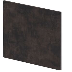 1700mm Chartley L Shape Square End Bath Panel - Textured Matt Metallic Slate
