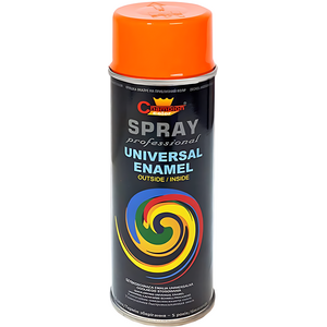 400 mL Pure Orange (RAL 2004) Universal Gloss Enamel Spray Paint, Fast Drying
