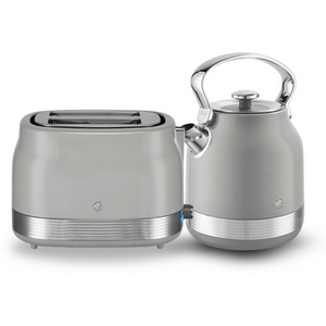 Retro Revive Kettle and Toaster Bundle Grey