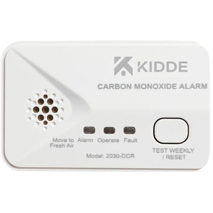 Kidde, 2030-DCR, Carbon Monoxide Alarm, Compact, Battery Operated
