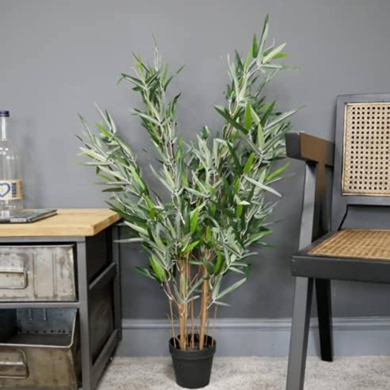 Artificial Potted Bamboo Tree - Green