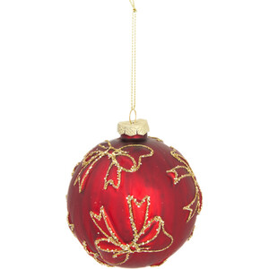 Glitter Bow Bauble