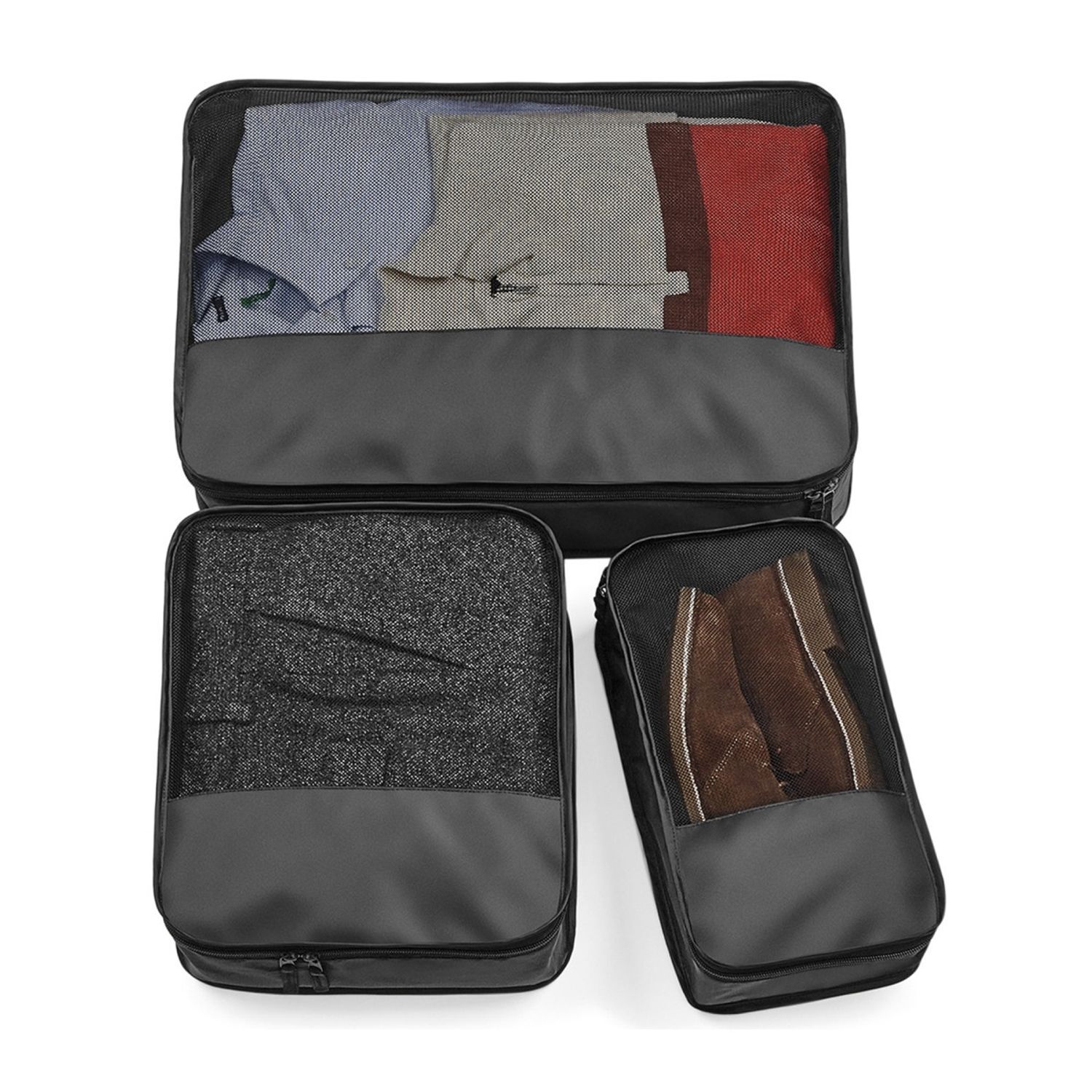 Bagbase Escape Packing Cube Set (Pack Of 2) - Black