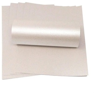 10 Sheets of A4 Orchid White Iridescent Sparkle Paper