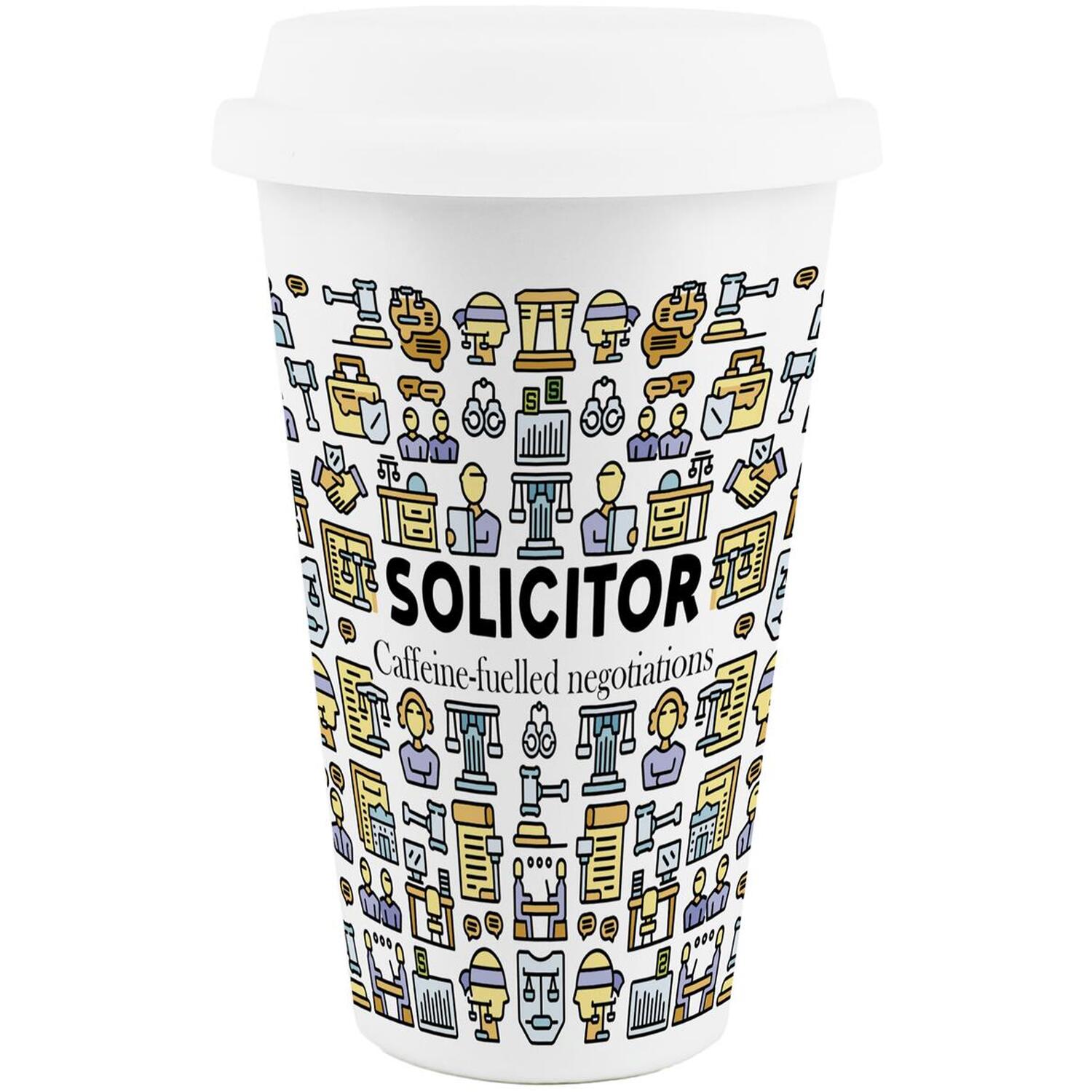 Image of Novelty Solicitor Ceramic Travel Mug -&hellip;