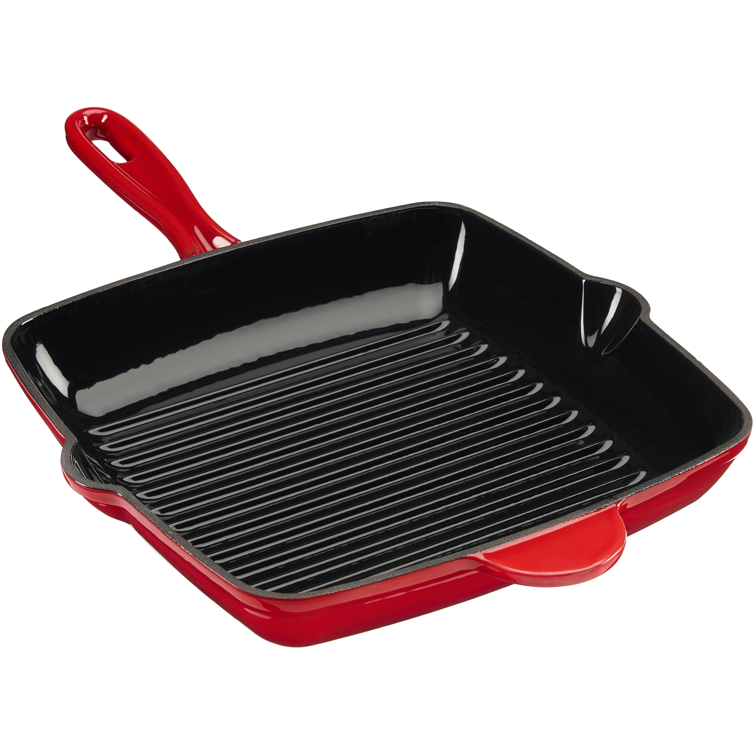 Cooks Professional Red Cast Iron Skillet Pan | - Image 3