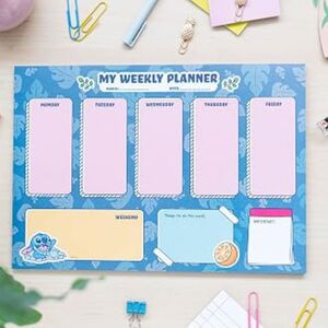 Colourful Stitch-themed tropical design