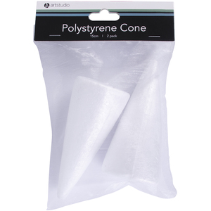 Pack of 2 Polystyrene Cones