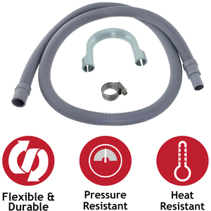 SPARES2GO Universal Washing Machine / Dishwasher Drain Hose Extension Kit (1.5 Metre)
