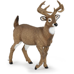 PAPO Wild Animal Kingdom White-Tailed Deer Toy Figure - 53021