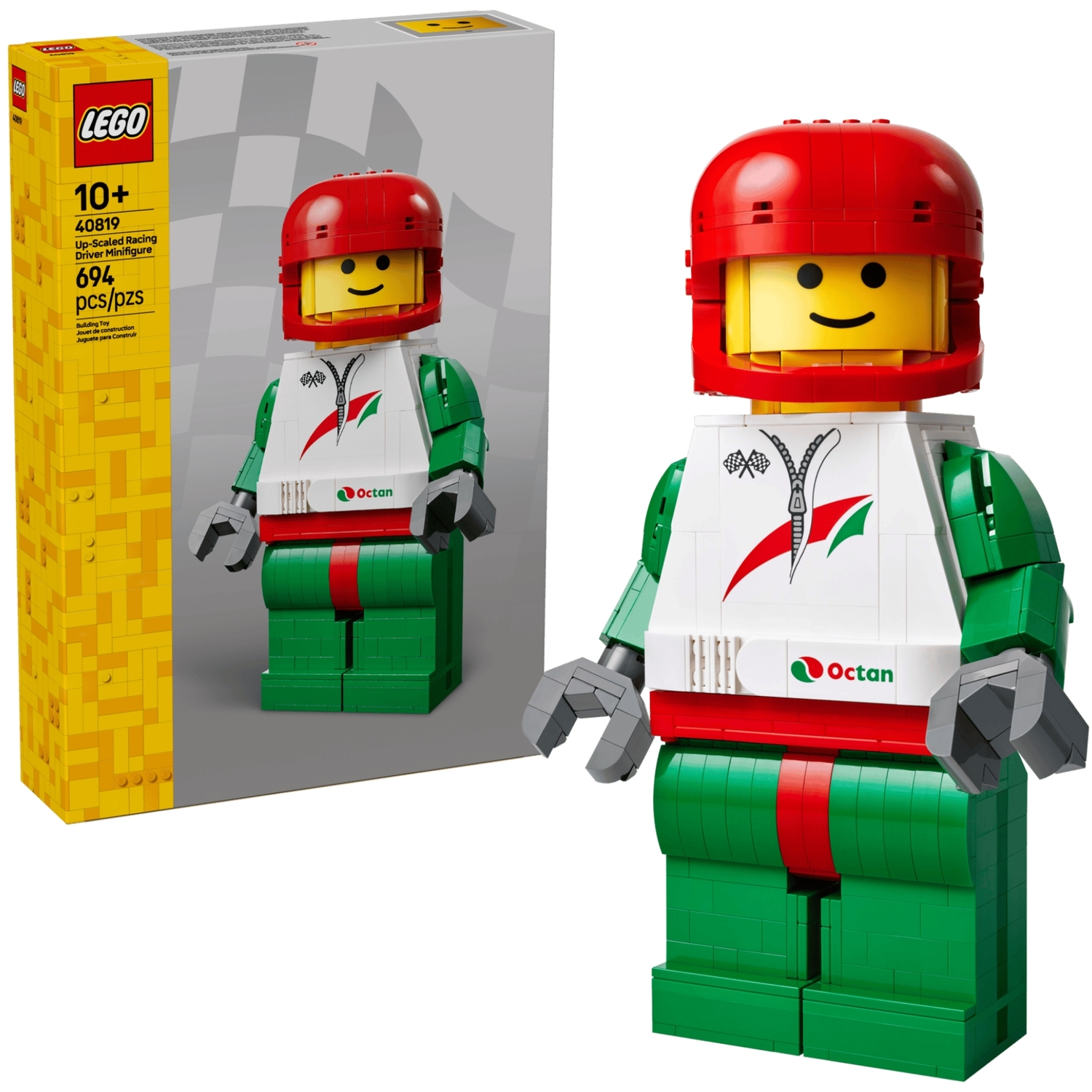 Lego  Large Racer Minifigure - 40819 -  - Image 7