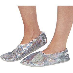 Infant Girls Sequin Ballet Slippers