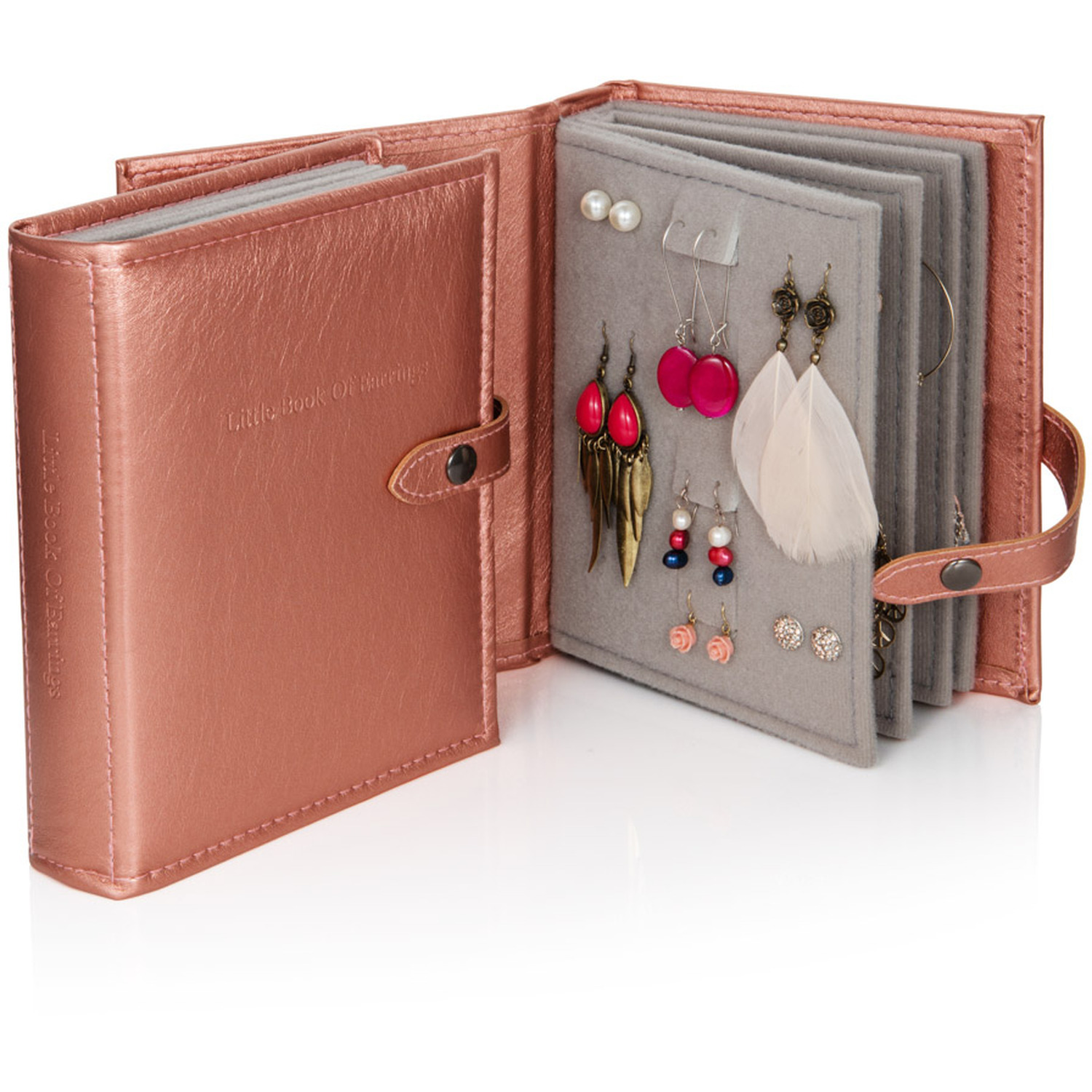- Little Book Of EarringsRose GoldHolds 48 Pairs - Image 3