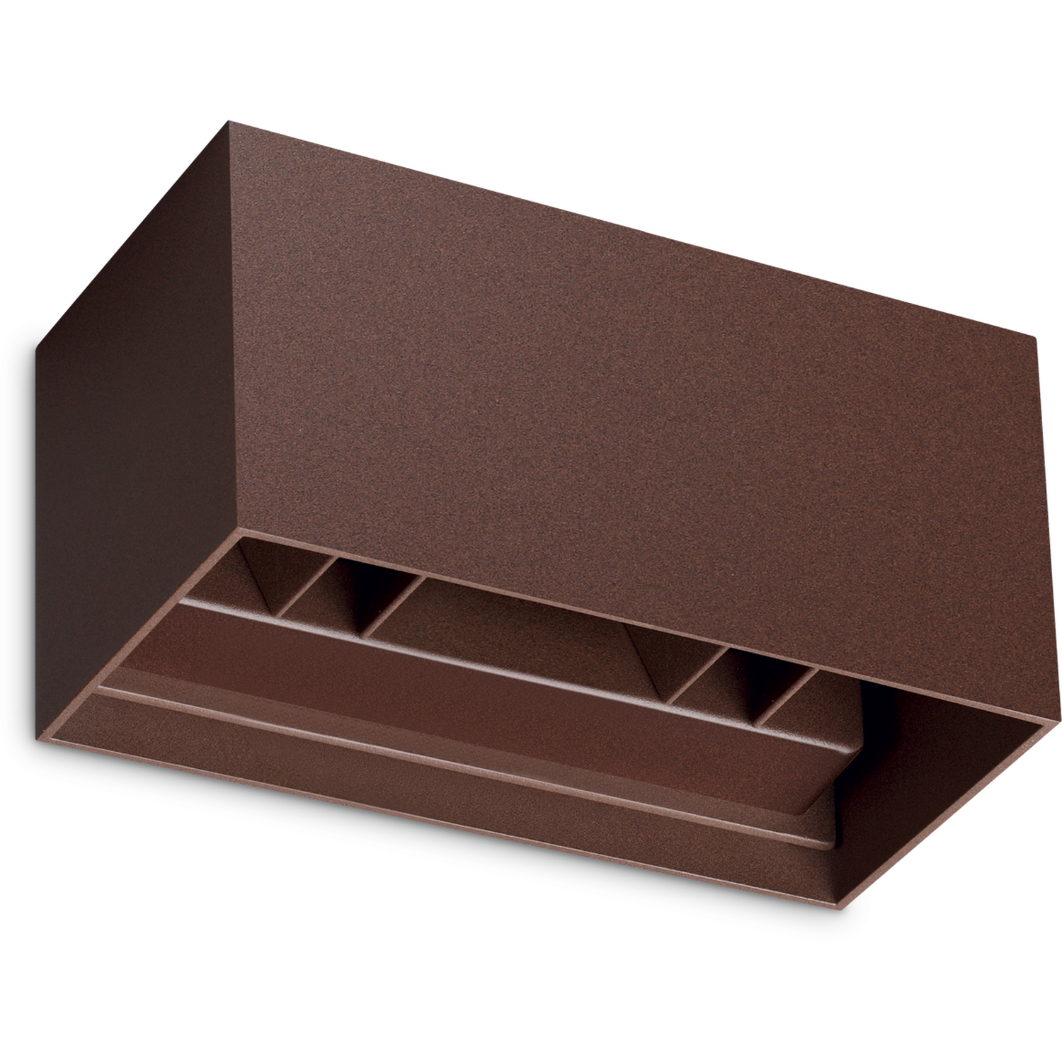 Ideal Lux Lighting Atom Wall Light Brown - Brown