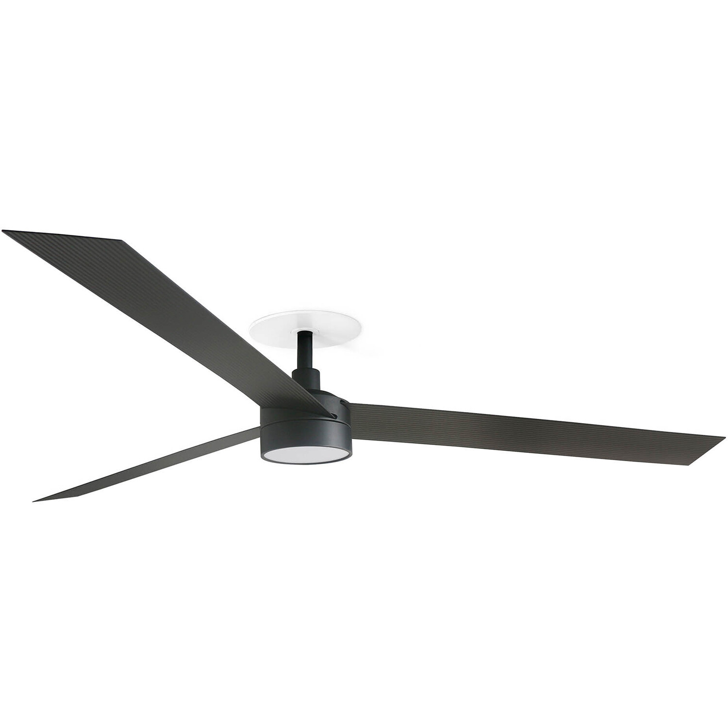 Netlighting Unisex Black Cruiser Recessed Led Ceiling Fan Matt Cct 160Cm - Image 2