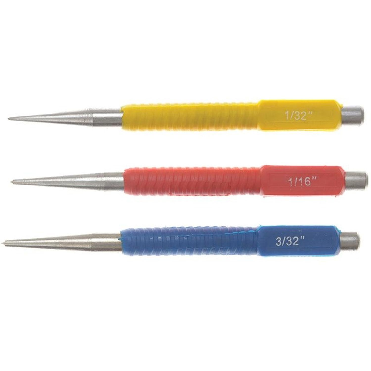 Bluespot Tools Centre Punch Set, 3 Piece - Multi Colour