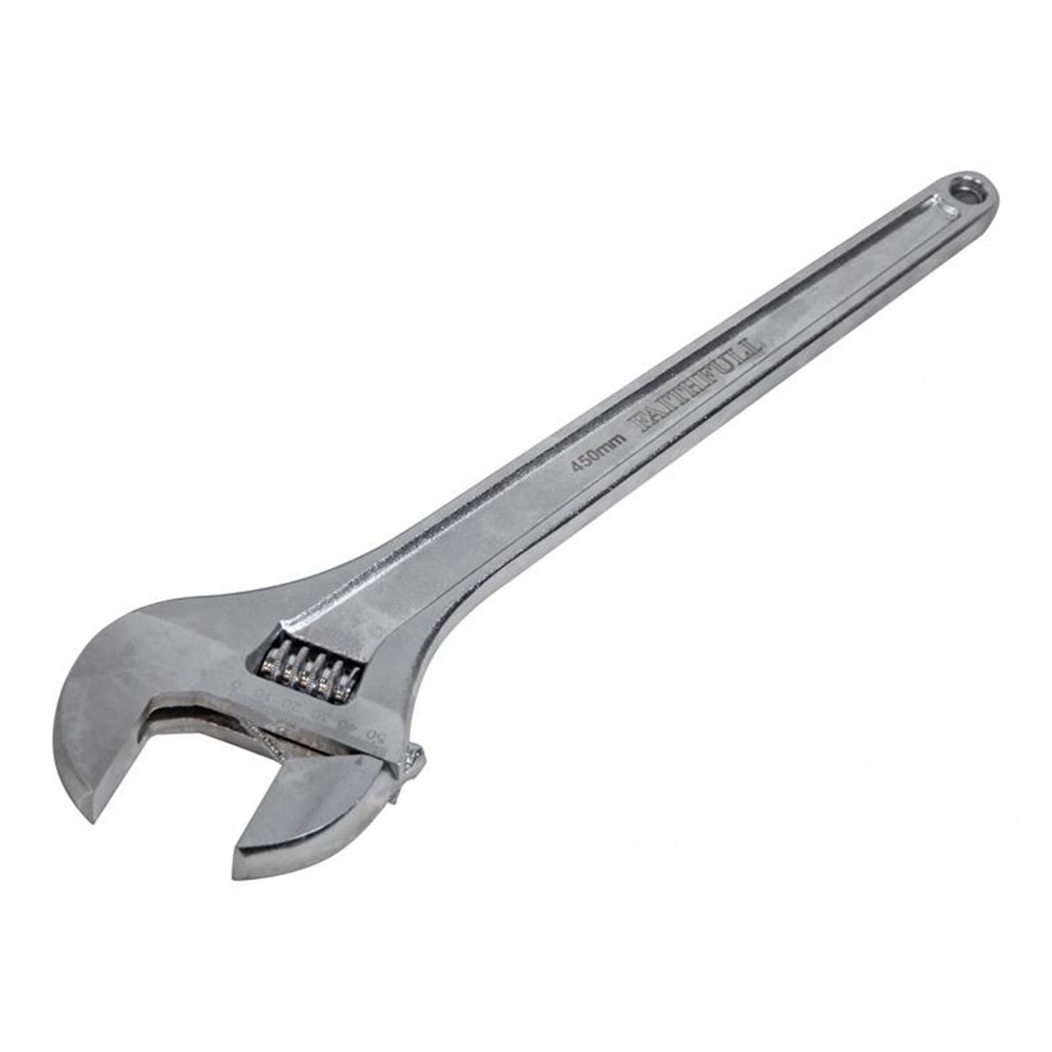 Faithfull Chrome Adjustable Spanner B - Multi Colour