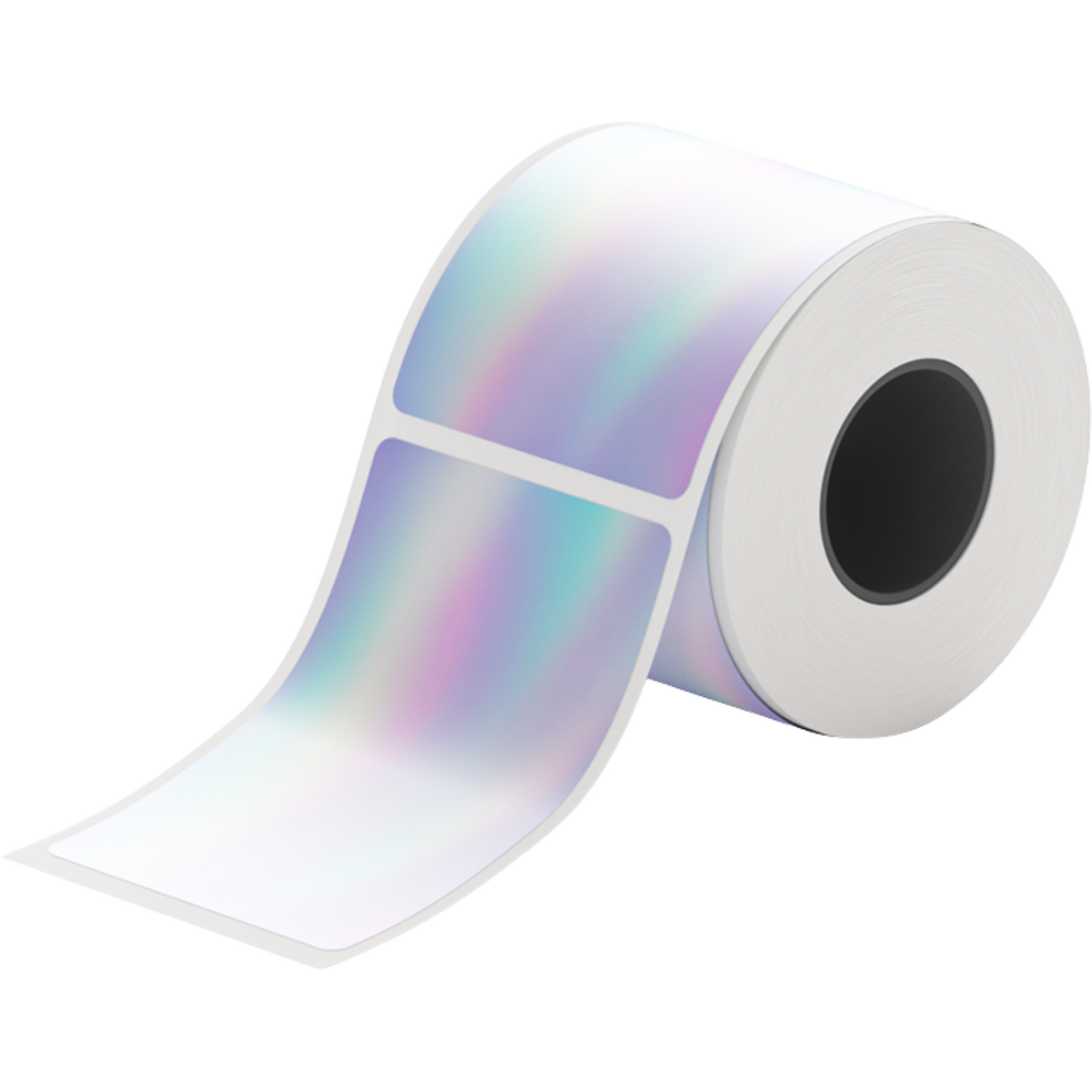 Niimbot M Range 40X60mm Thermal Transfer Label Roll A - Silver Holographic Laser