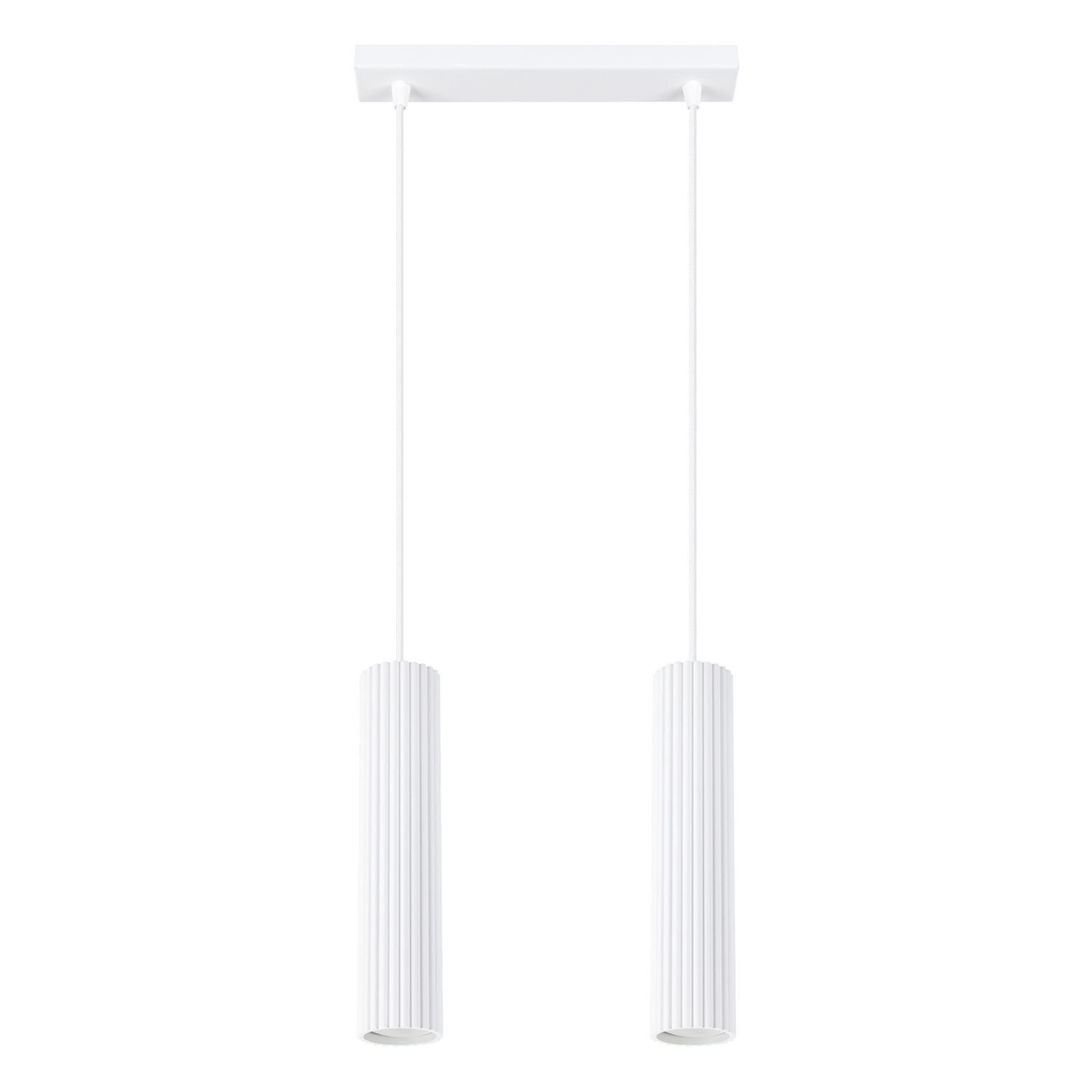 Sollux Lighting Pendant Lamp Karbon 2 White - White