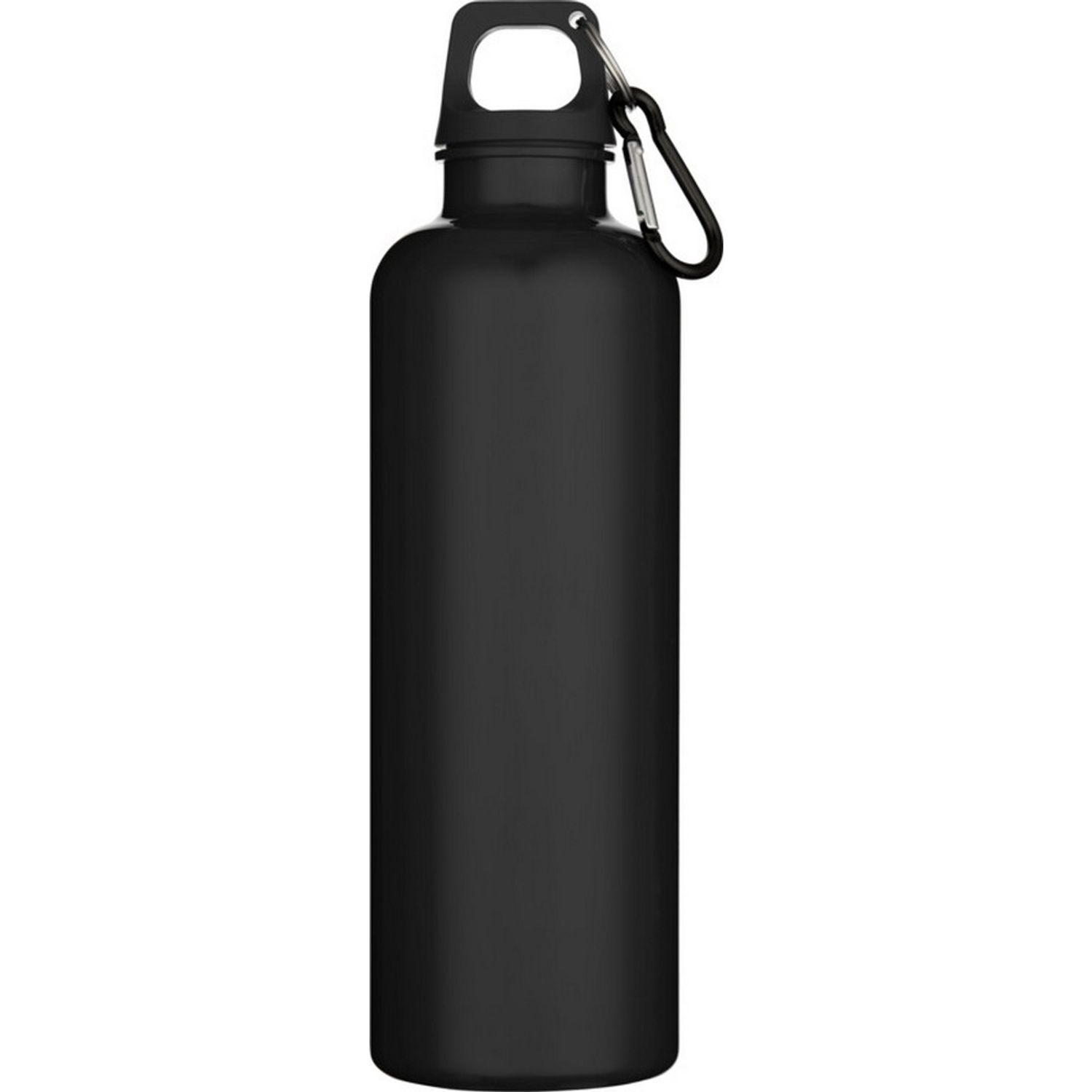 Floso Oregon Recycled Plastic Carabiner Clip 750Ml Water Bottle A - Black