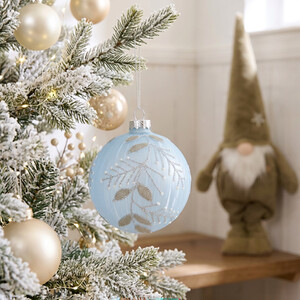 Leafy Pattern Bauble