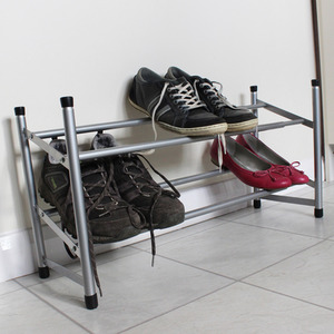 Two Tier Extendable Shoe Rack