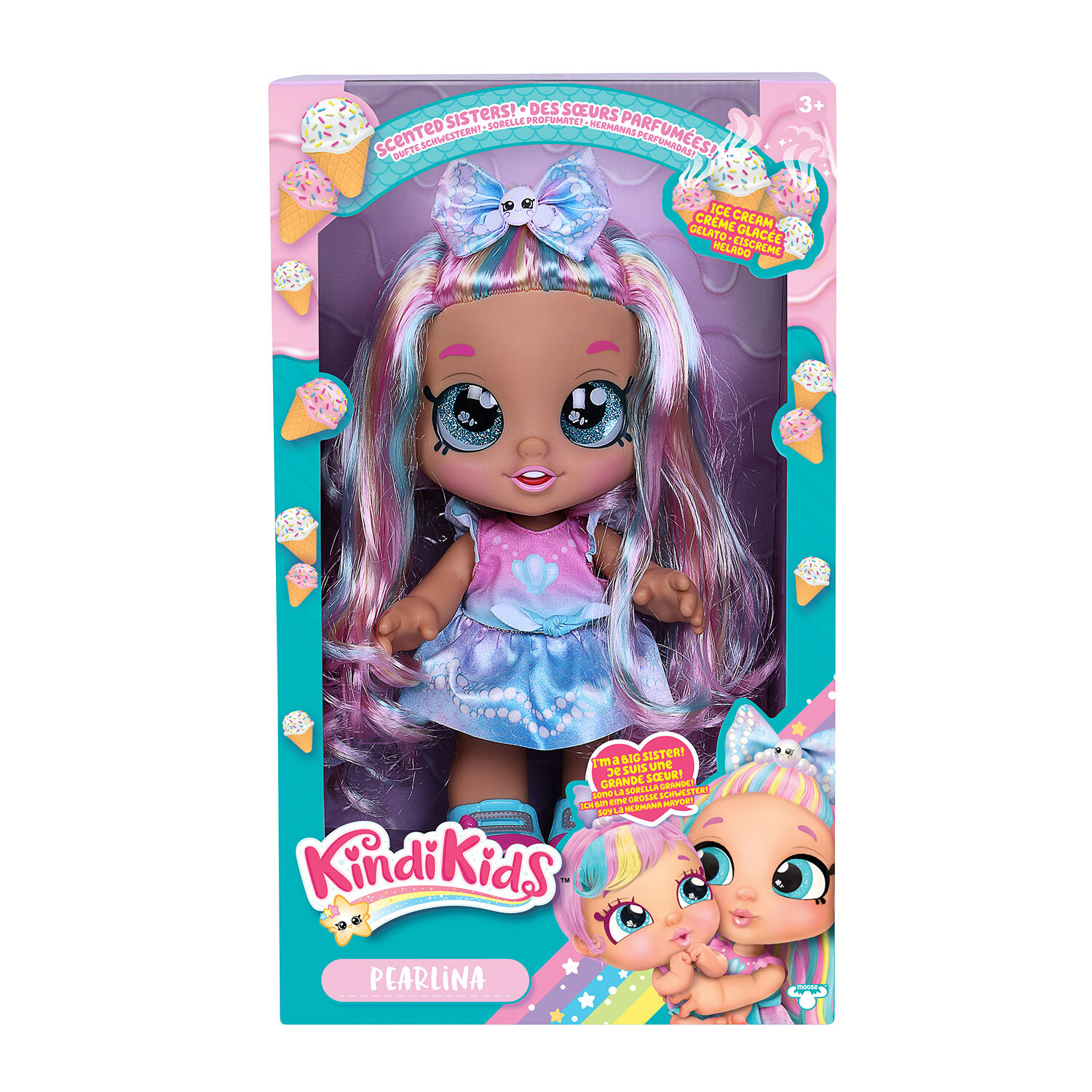 Image of Assorted Kindi Kids Scented Sisters Toddler Doll