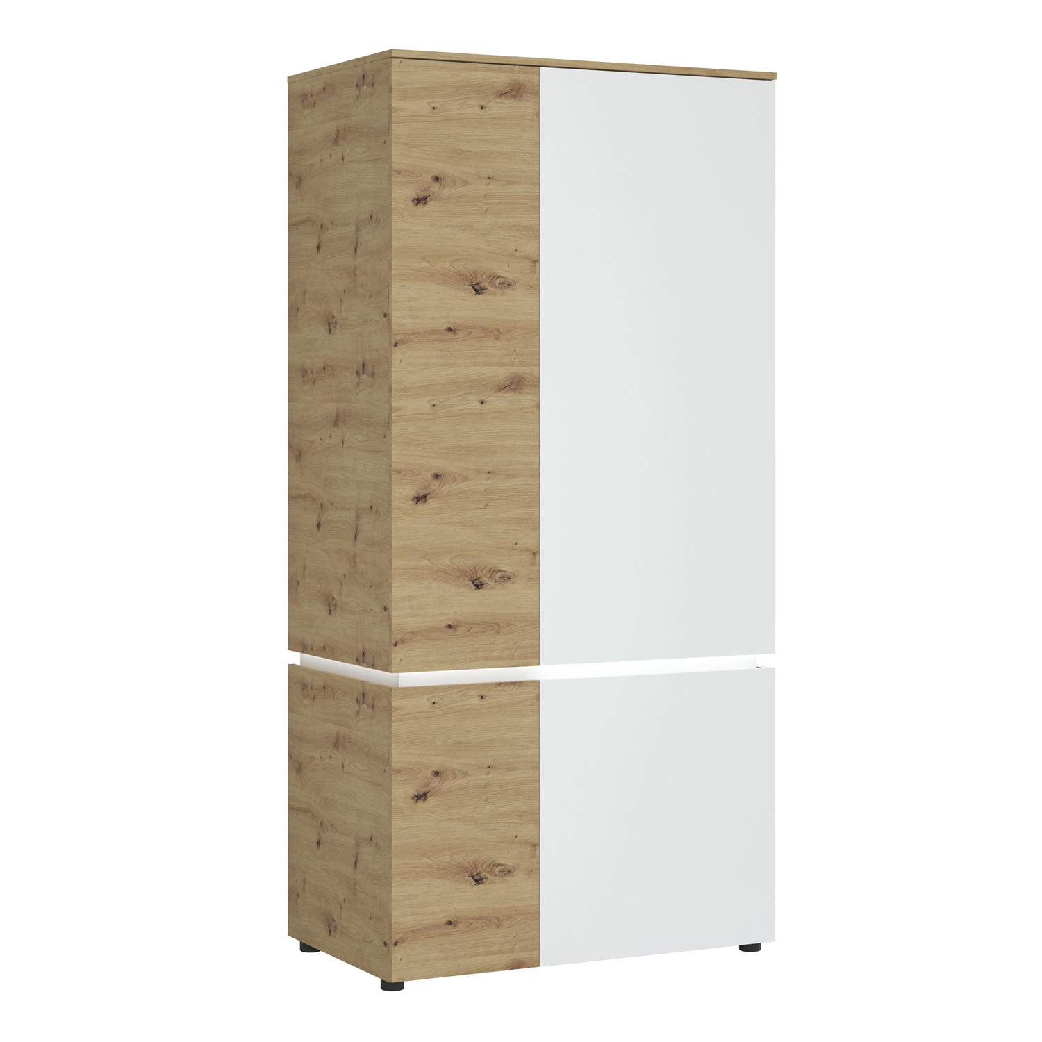 Furniture To Go - Luci 4-Door Wardrobe - White thumbnail
