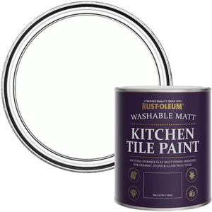 Rust-Oleum Kitchen Tile Paint Matt - Chalk White 750ml