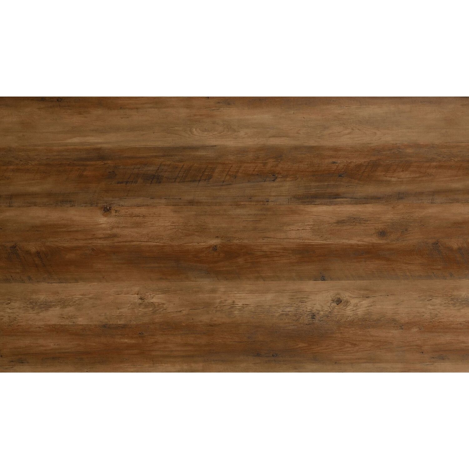 Quebec Straight Edge Dining Table Medium Oak Effect - Medium Oak Effect