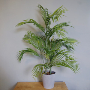 Artificial Palm Tree Potted in Decorative Planter
