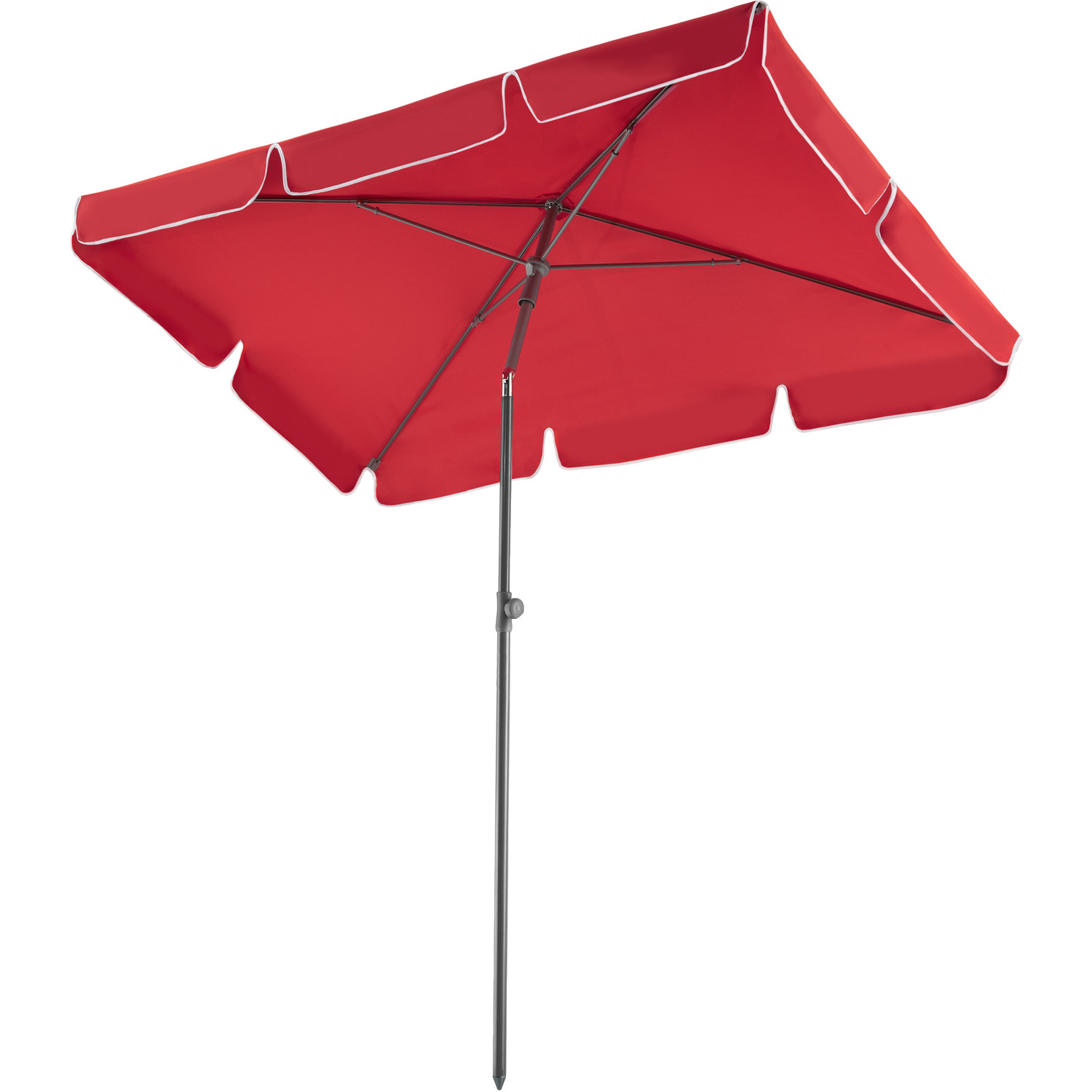 TECTAKE - Parasol Vanessa Height-Adjustable and Tiltable - Burgundy thumbnail