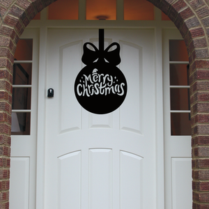 Merry Christmas Front Door Sign