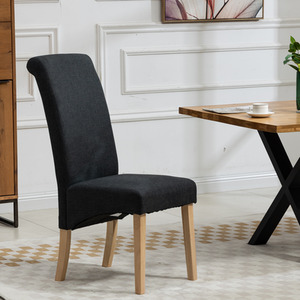 Set of 2 Rimini Fabric Dining Chairs