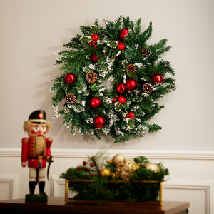 Christmas Garland with Baubles And Pinecones