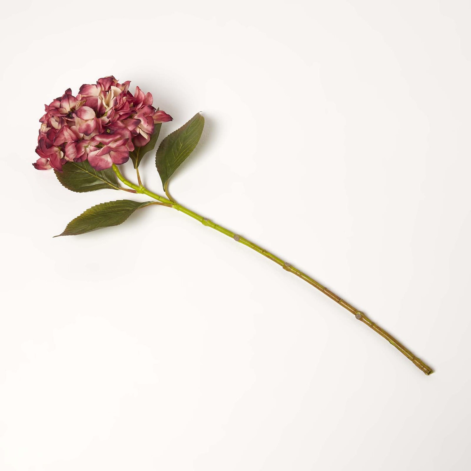 Purple Hydrangea Flower Single Stem 69 cm - Purple