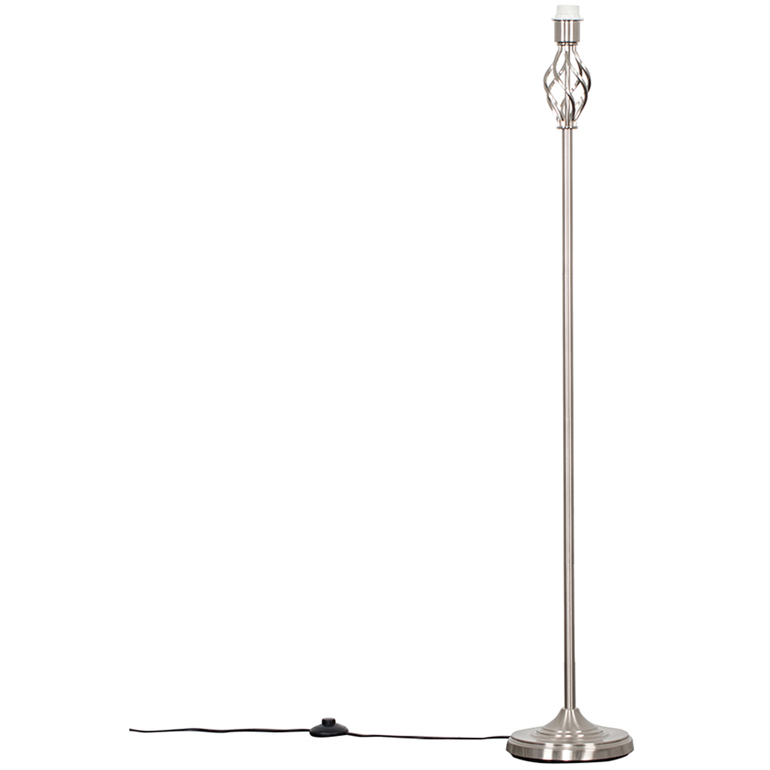 Image of Traditional Style Satin Nickel Barley Twist&hellip;
