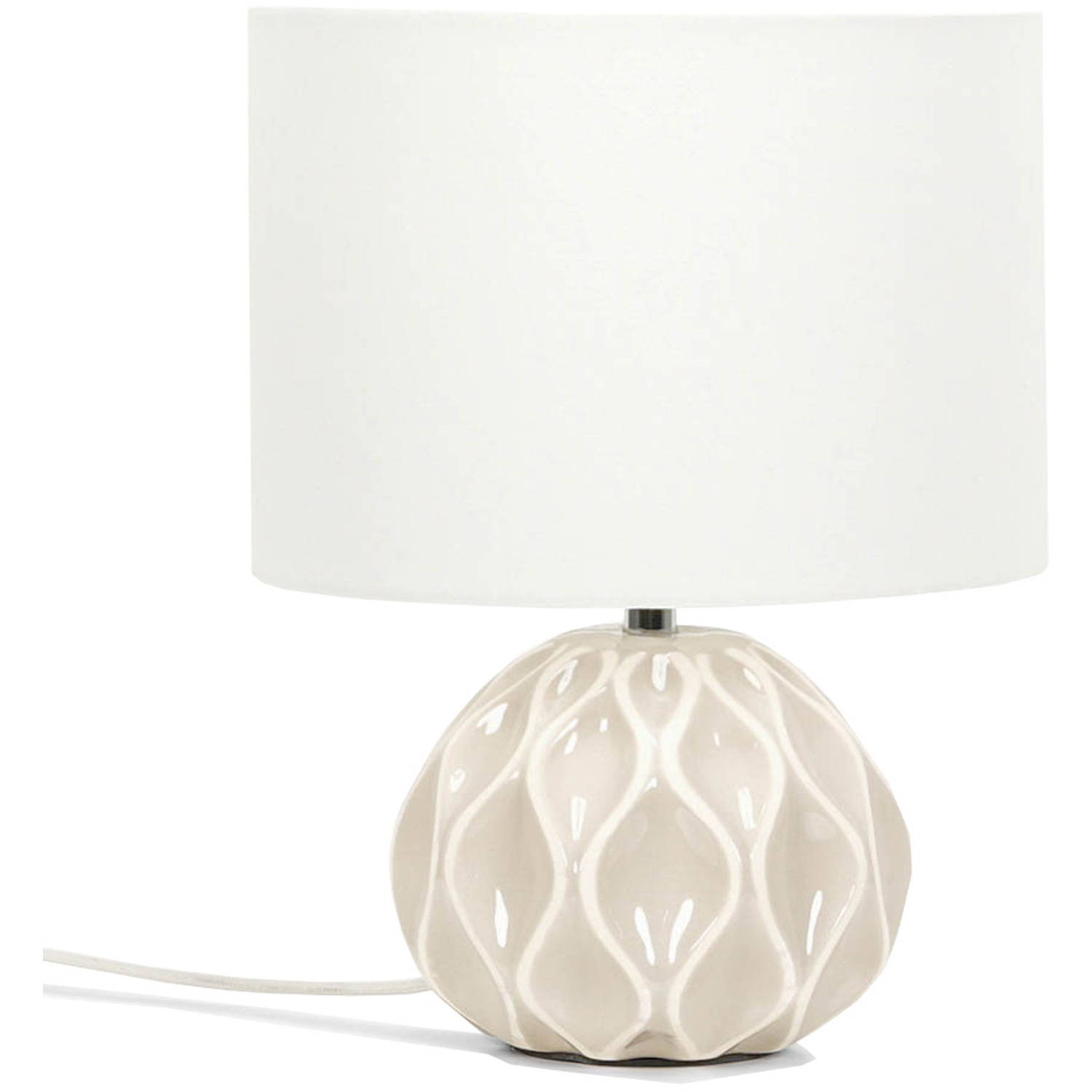 Image of Luca Ceramic Table Lamp - White
