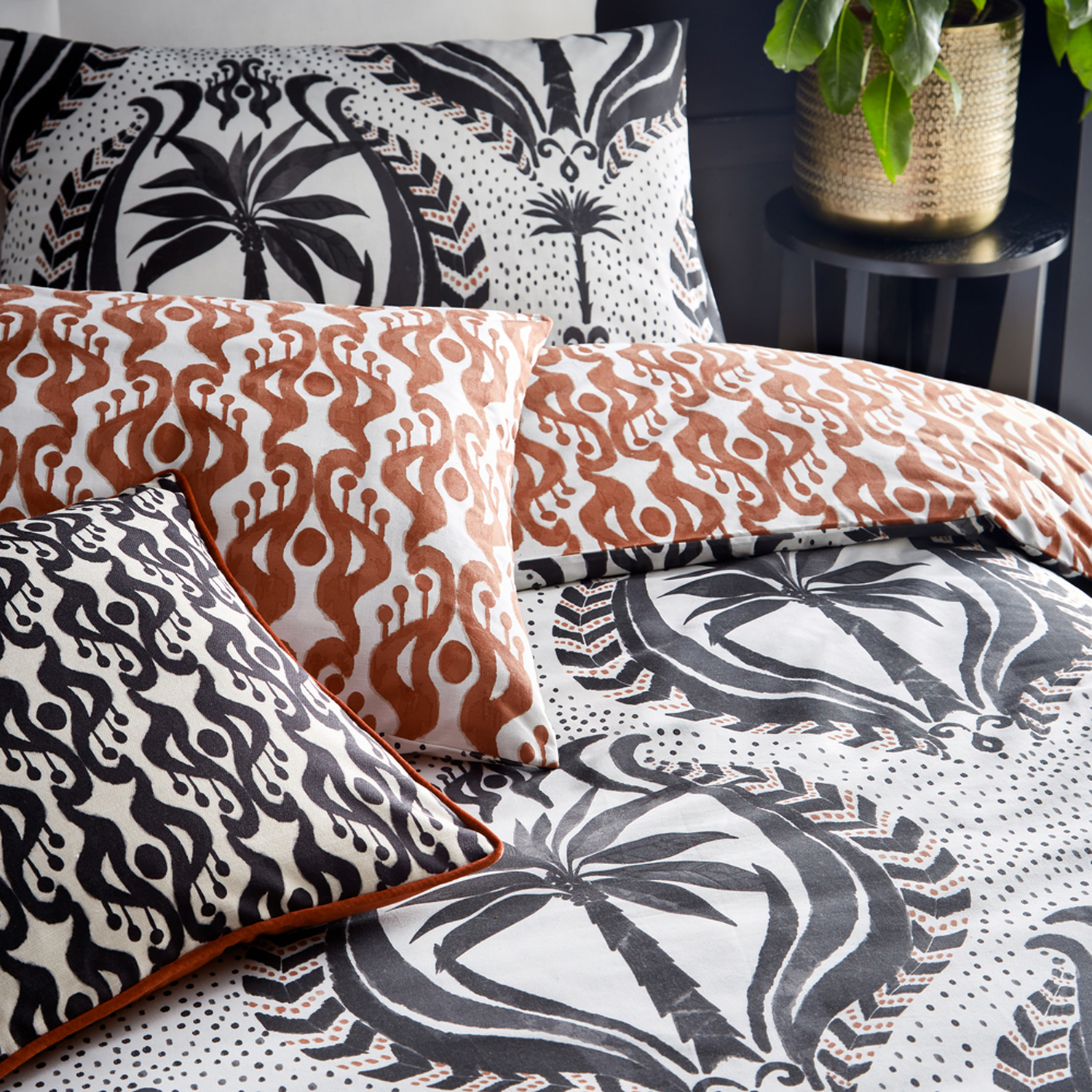 Laucala Bohemian Duvet Cover Set - Multicolour King