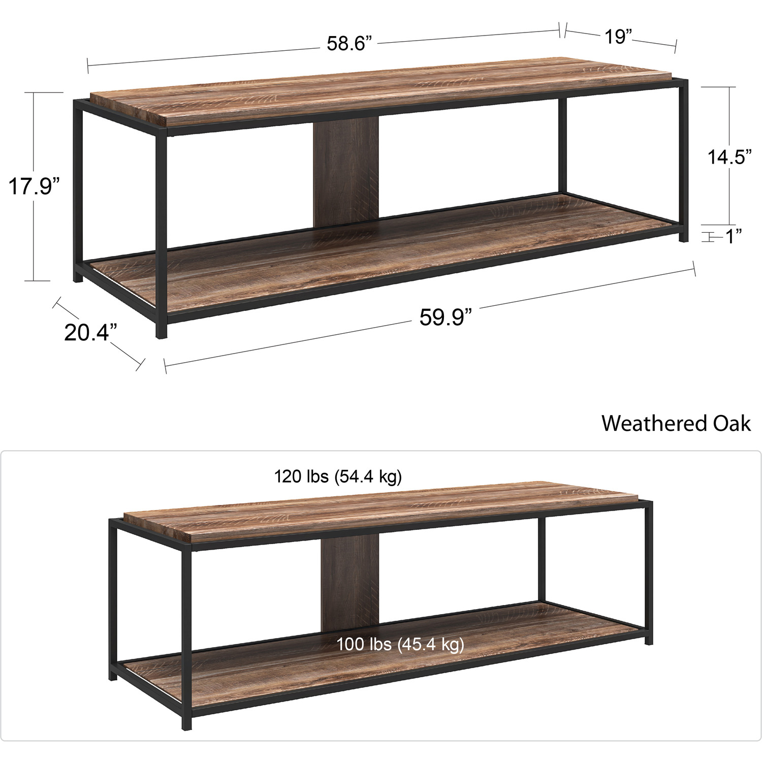Tv-stand - Oak