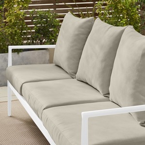 White Olive Laguna 5 Seat Aluminium Outdoor Garden Sofa Set shot 5204066