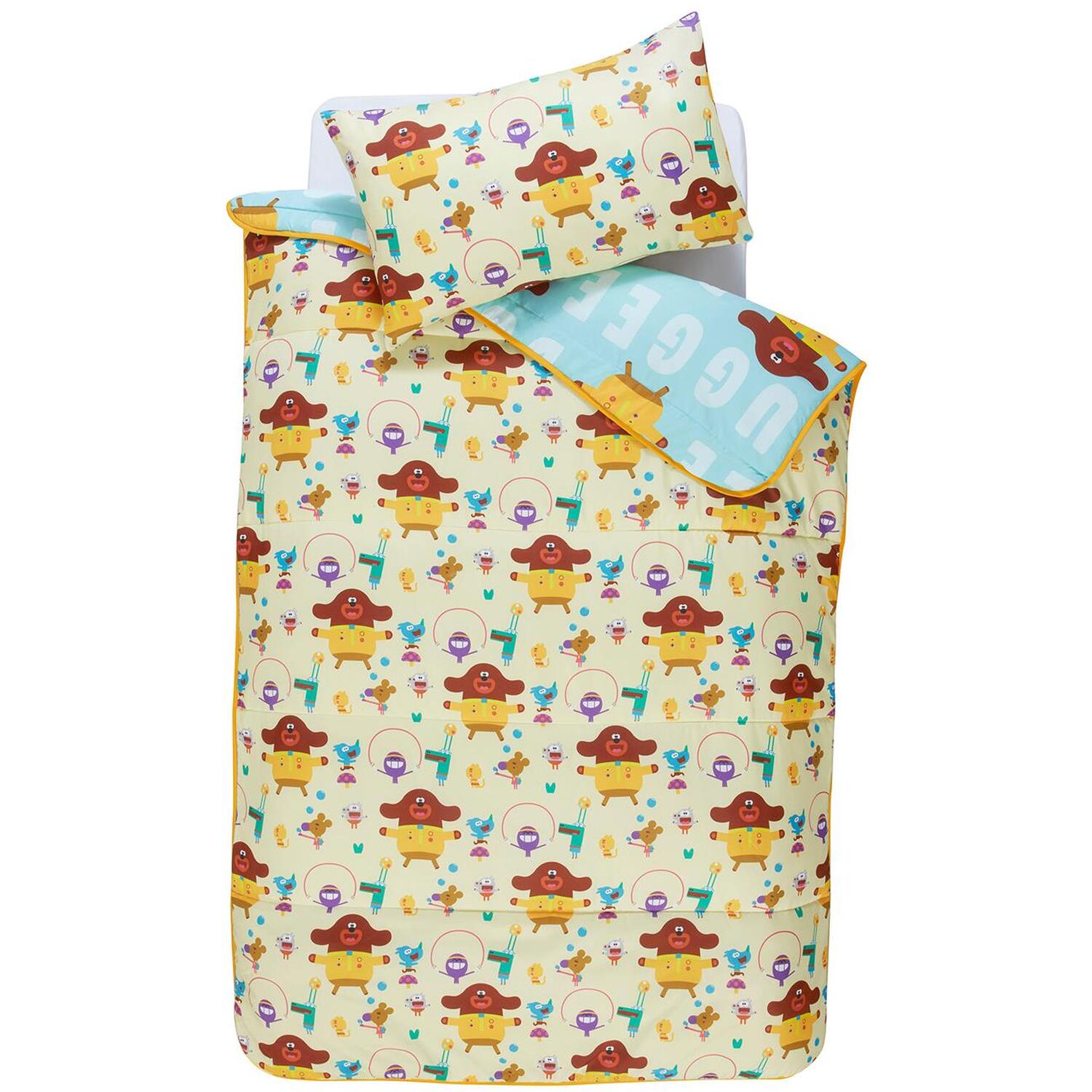 Hey Duggee 4 5 Tog Coverless Duvet Set - Yellow Junior