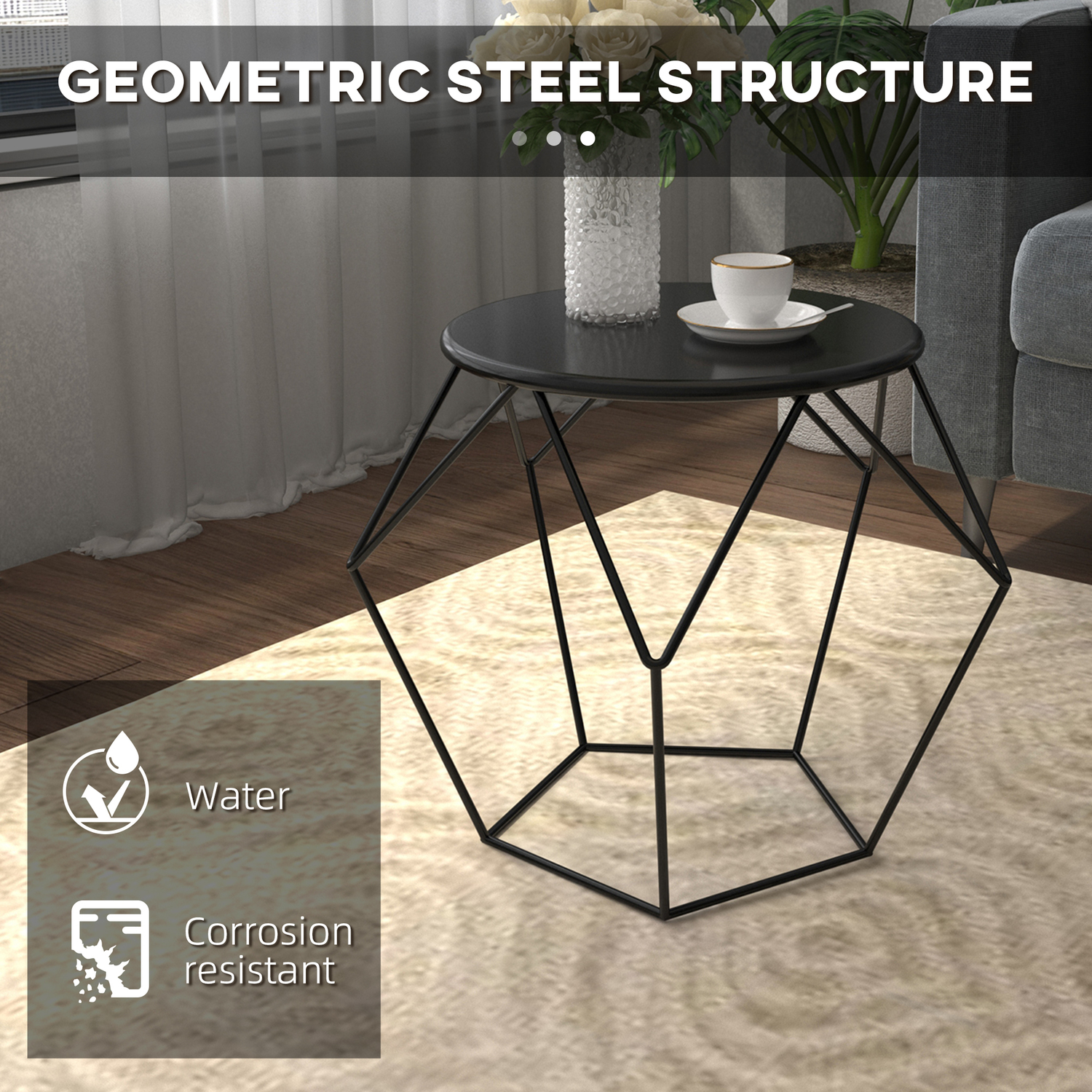 HOMCOM Nordic Style Coffee Table
