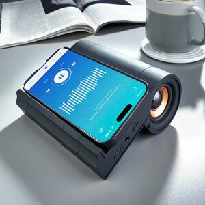 Smartphone Audio Amplifier Speaker with Wireless Charging