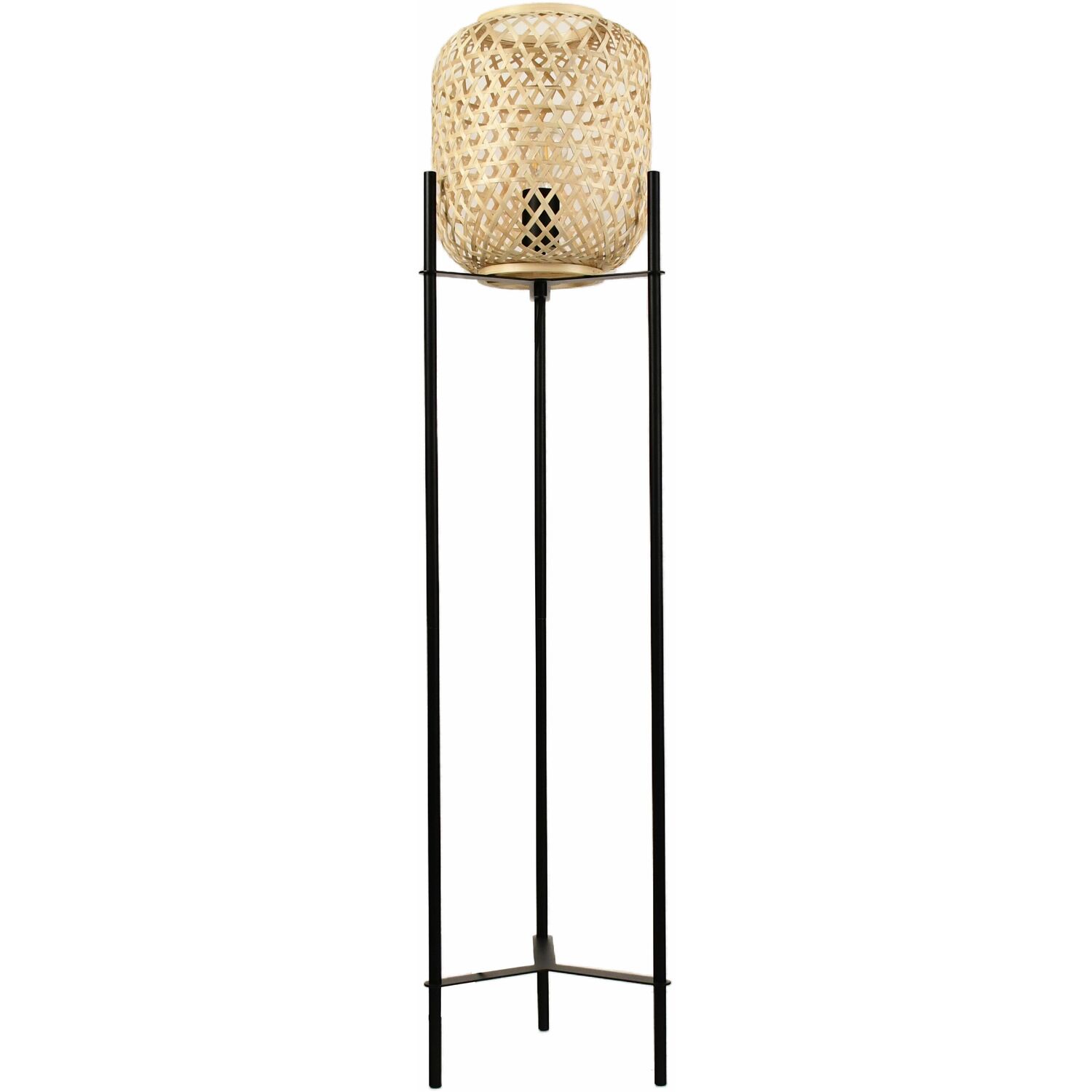 Grayson Medium Table Lamp E27 Bulb Cap - Natural Black