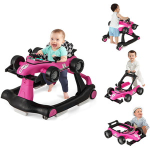 4-in-1 Foldable Push Along Walker
