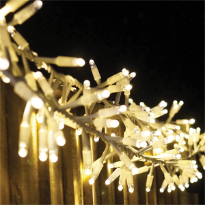 Cluster Lights White Rubber IP65 5m 250 LED WW