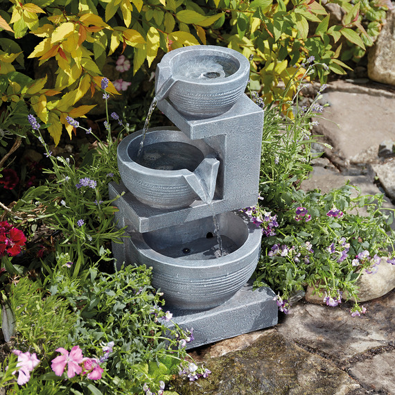 Tiered Bowl Indoor and Outdoor Water Feature